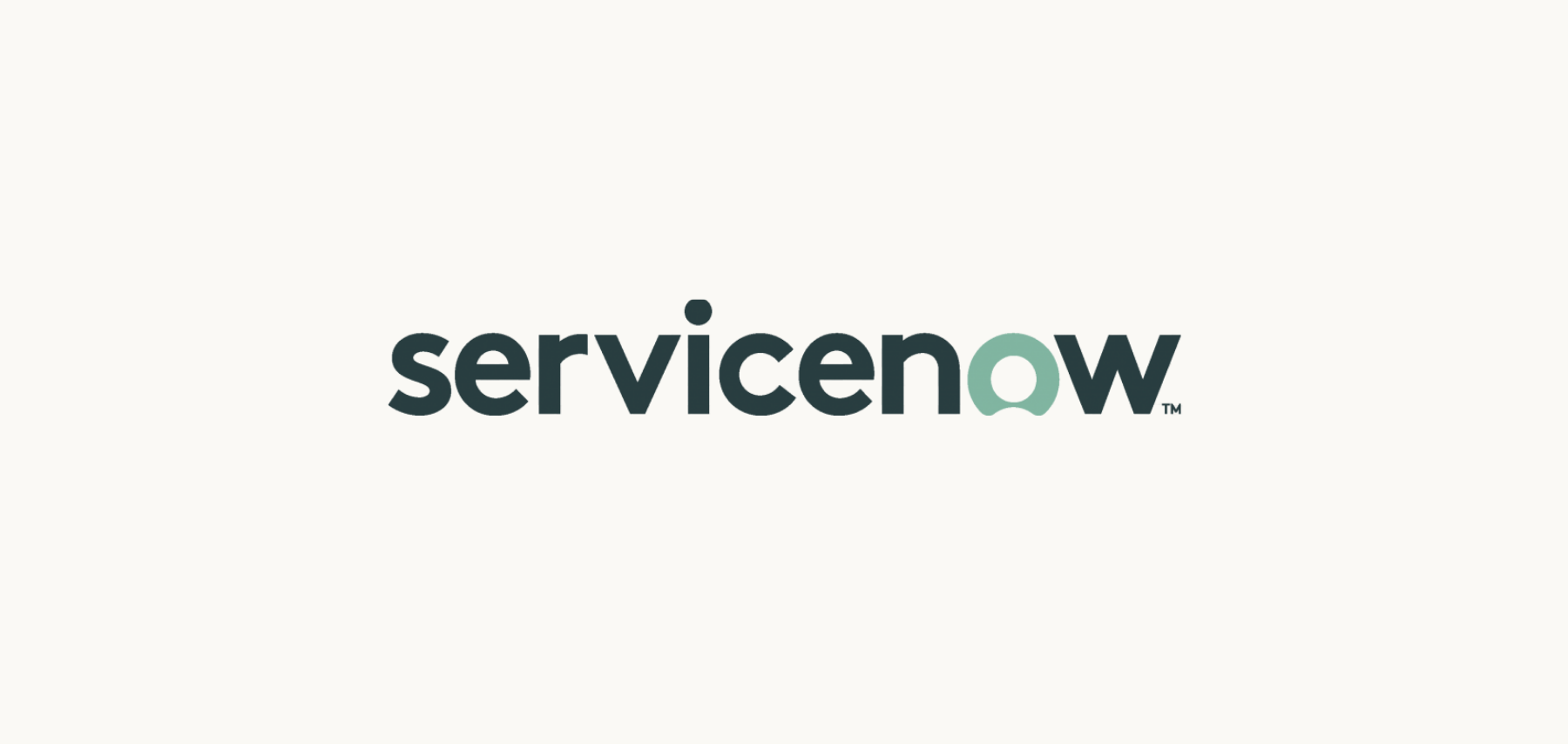The ServiceNow logo.